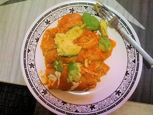 Rosa Mexicano Chicken Enchiladas