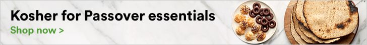 Kosher for Passover essentials. Shop now