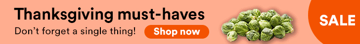 SALE! Thanksgiving must-haves. Don't forget a single thing. Shop now