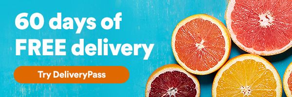 60 days of unlimited FREE delivery. Plus, timeslot reservations & exclusive offers. Try DeliveryPass