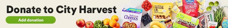 Donate to City Harvest. Help end hunger in NYC. Add donation