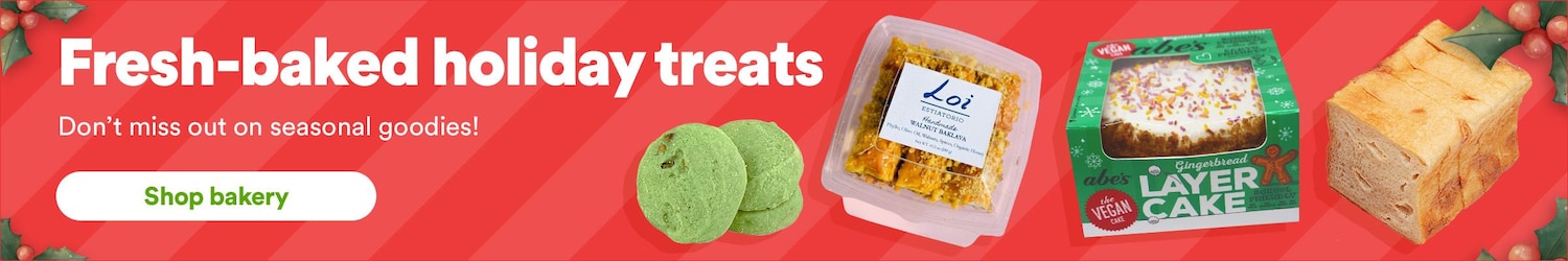 Fresh-baked holiday treats. Don't miss out on seasonal goodies. Shop bakery