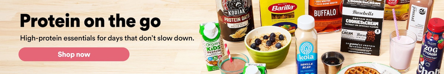 Protein on the go. High-protein essentials for days that don't slow down. Shop now