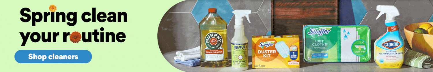 Spring clean your routine. Shop cleaners