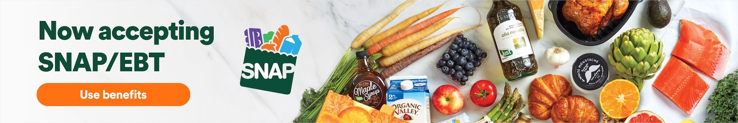 Now accepting SNAP/EBT. Use benefits