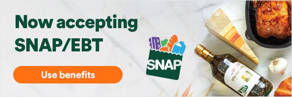 Now accepting SNAP/EBT. Use benefits