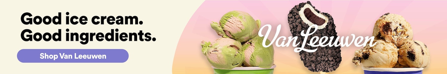 Good ice cream. Good ingredients. Shop Van Leeuwen