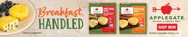 Breakfast Handled. Applegate. SHOP NOW