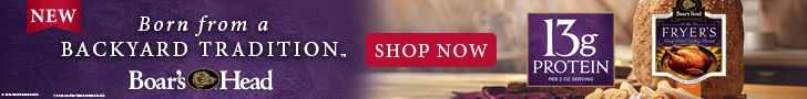 NEW! Born from a backyard tradition. Boar's Head. Shop Now