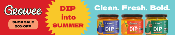 Growee. DIP into SUMMER. Clean. Fresh. Bold. SHOP SALE. 20% off