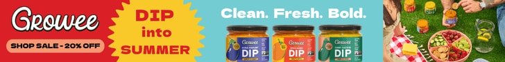 Growee. DIP into SUMMER. Clean. Fresh. Bold. SHOP SALE. 20% off