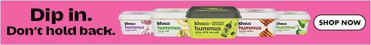 Ithaca Hummus. Buy One, Get One FREE! SAVE NOW