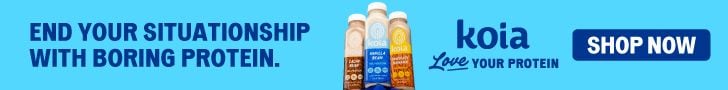 END YOUR SIUTATIONSHIP WITH BORING PROTEIN. KOIA. Love your protein. SHOP NOW