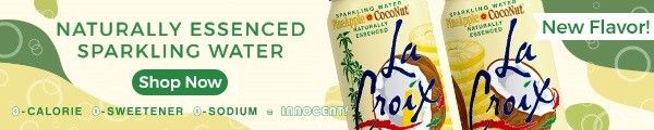 LaCroix. Naturally essenced sparkling water. New Flavor! SHOP NOW