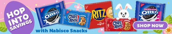 HOP INTO SAVINGS with Nabisco Snacks. SHOP NOW