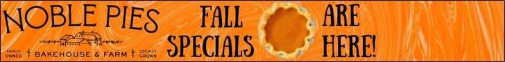 NOBLE PIES. BAKEHOUSE AND FARM. FALL SPECIAL ARE HERE!