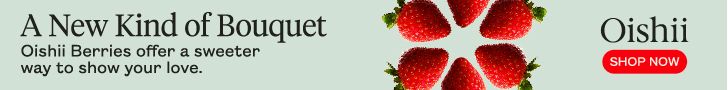 A new kind of bouquet. Oishii Berries offer a sweeter way to show your love. SHOP NOW