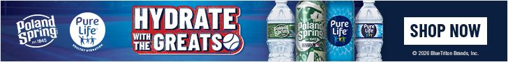 Poland Spring. Pure Life. Hydrate with the greats. SHOP NOW