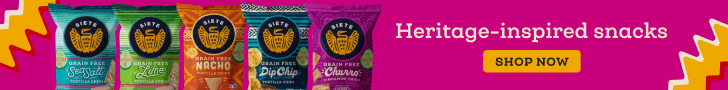 Siete. Heritage-inspired snacks. SHOP NOW