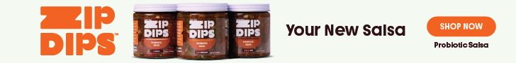 Zip Dips. Probiotic Salsa. Your New Salsa. SHOP NOW
