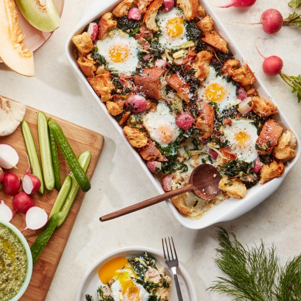 Egg vegetable casserole