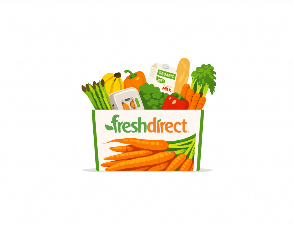 FreshDirect bag Illustration Icon