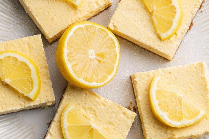 Cottage cheese lemon bars