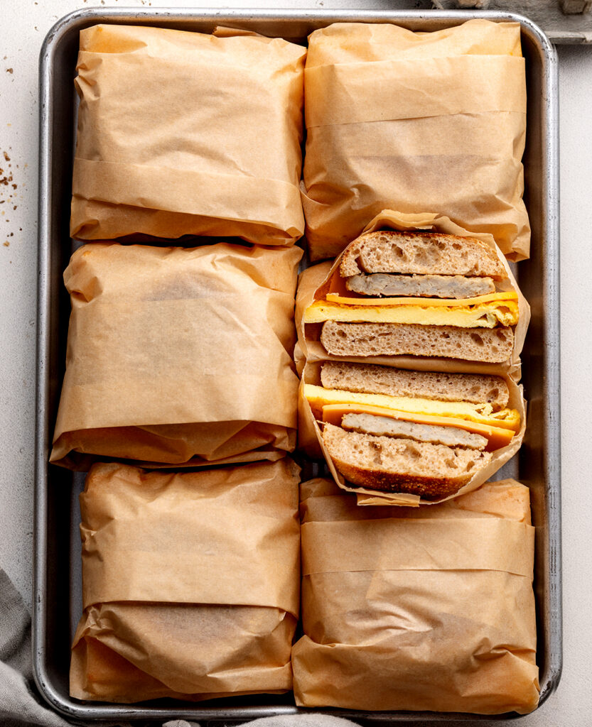 Make-Ahead Breakfast Sandwiches