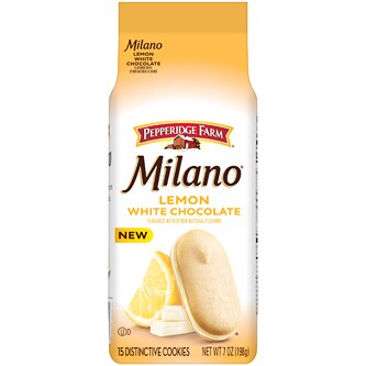 Pepperidge Farm Milano Cookies, Lemon White Chocolate