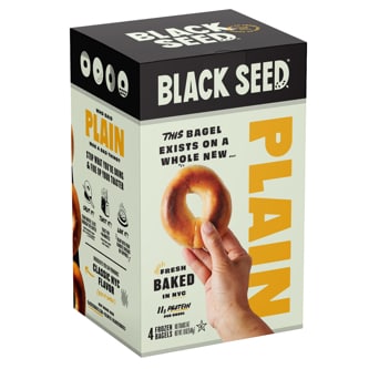Black Seed Bagels Plain Bagels, Frozen