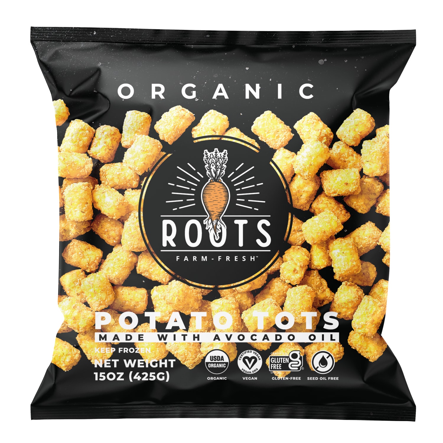 Roots Farm Fresh Organic White Potato Tots