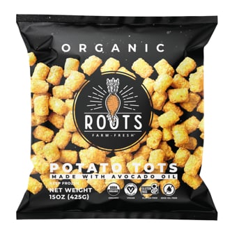 Roots Farm Fresh Organic White Potato Tots