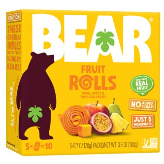 Bear Tropical Fruit Rolls
