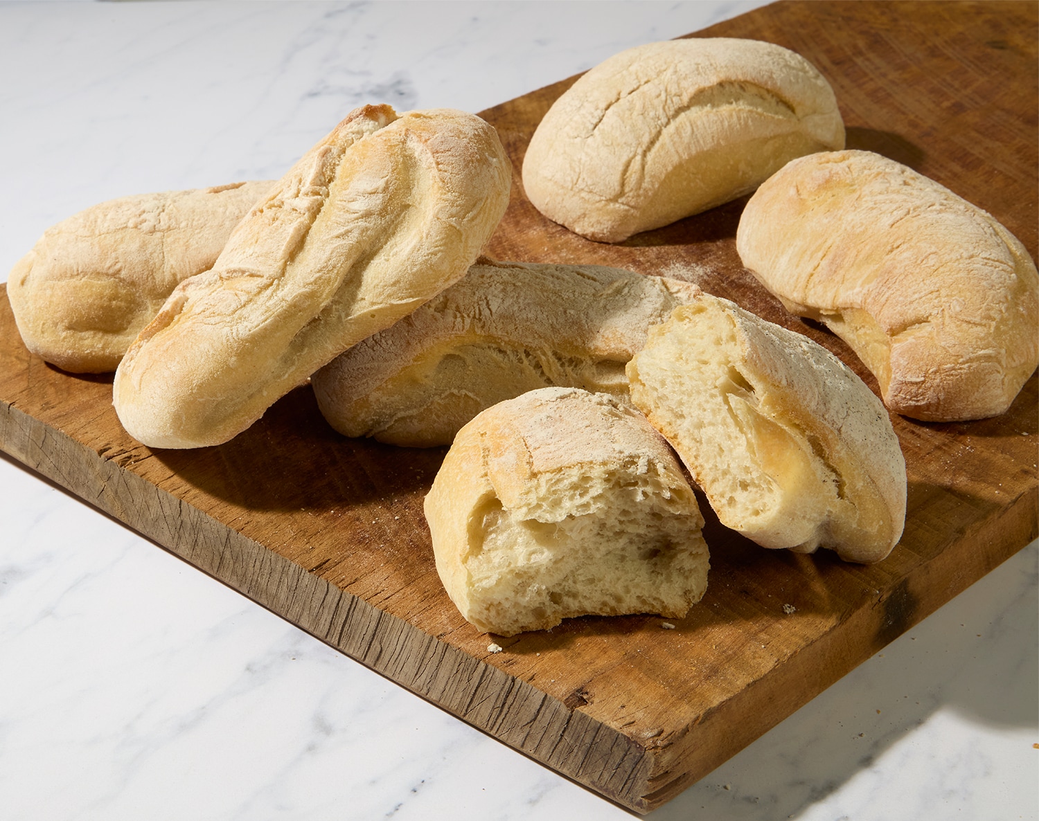 FreshDirect Frozen Oven-Ready Ciabatta Sandwich Rolls, image 2 of 2 slides