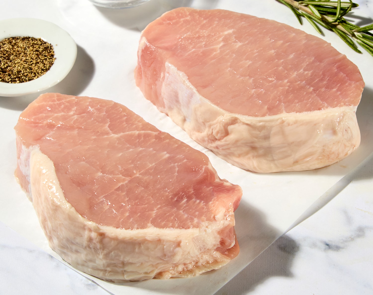 Boneless Center-Cut Pork Loin Chop, Raised w/o Antibiotics, image 1 of 2 slides