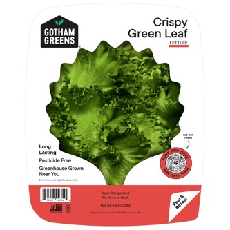 Gotham Greens Crispy Green Leaf Lettuce