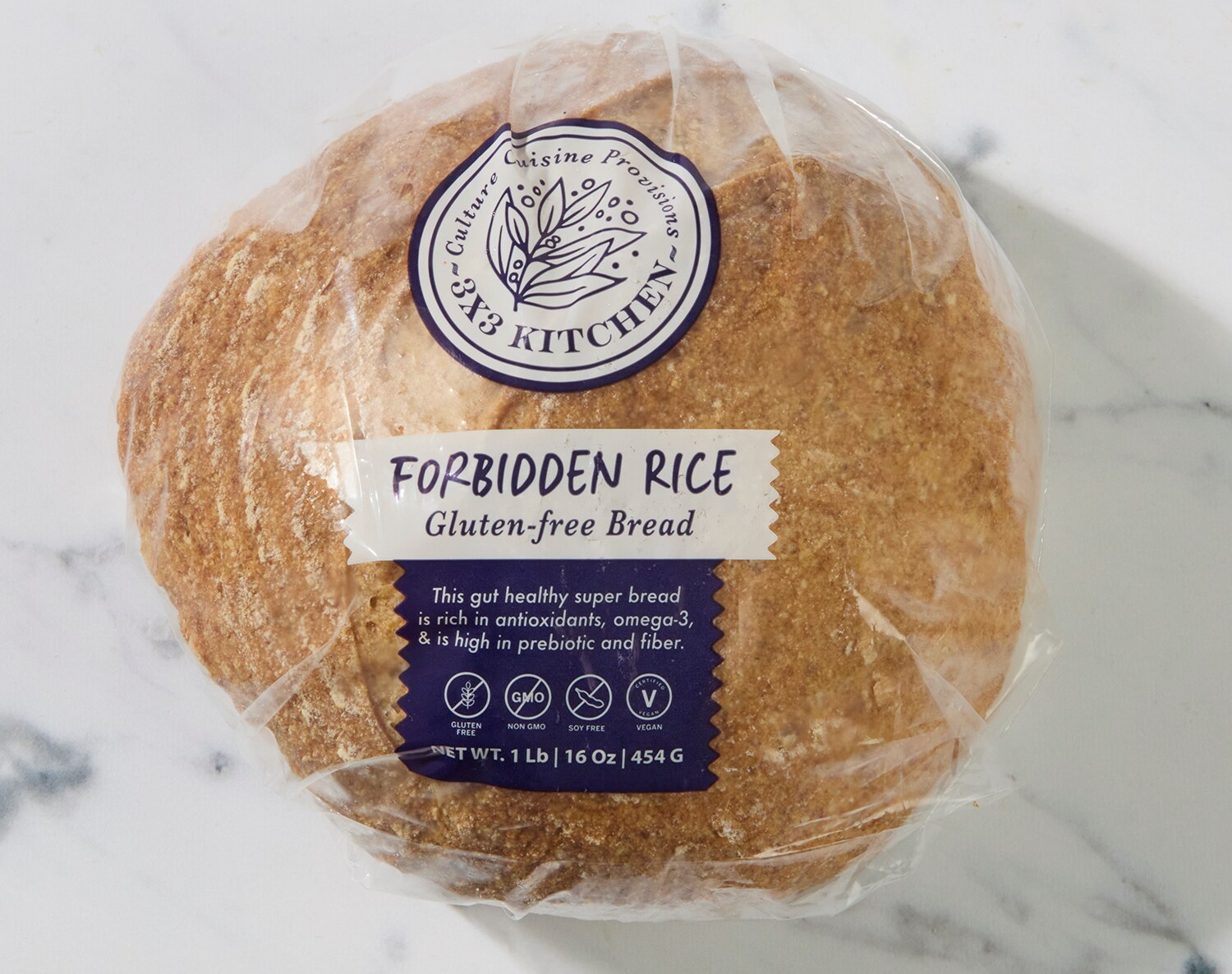 3x3 Kitchen Gluten-Free Forbidden Rice Batard, Frozen