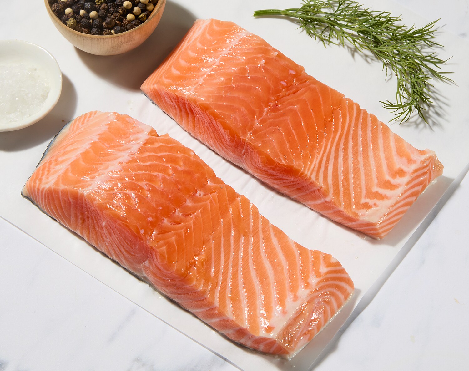 New Zealand Farm-Raised King Salmon Fillet, image 1 of 2 slides