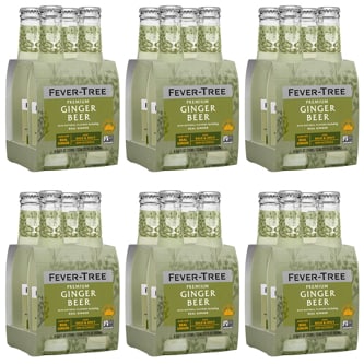 Fever-Tree Premium Ginger Beer, Glass Bottles, Case