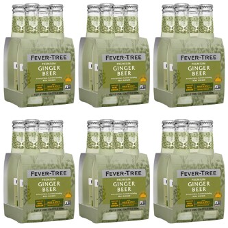 Fever-Tree Premium Ginger Beer, Glass Bottles, Case