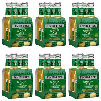 Fever-Tree Premium Ginger Ale, Glass Bottles, Case