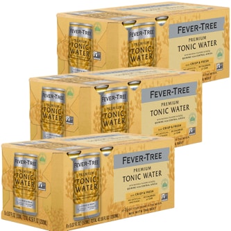 Fever-Tree Premium Indian Tonic Water, Cans, Case