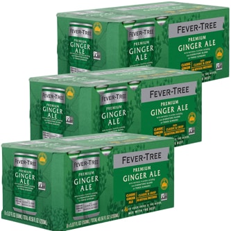 Fever-Tree Premium Ginger Ale, Cans, Case