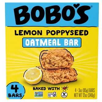 Bobo's Oat Bars, Lemon Poppyseed