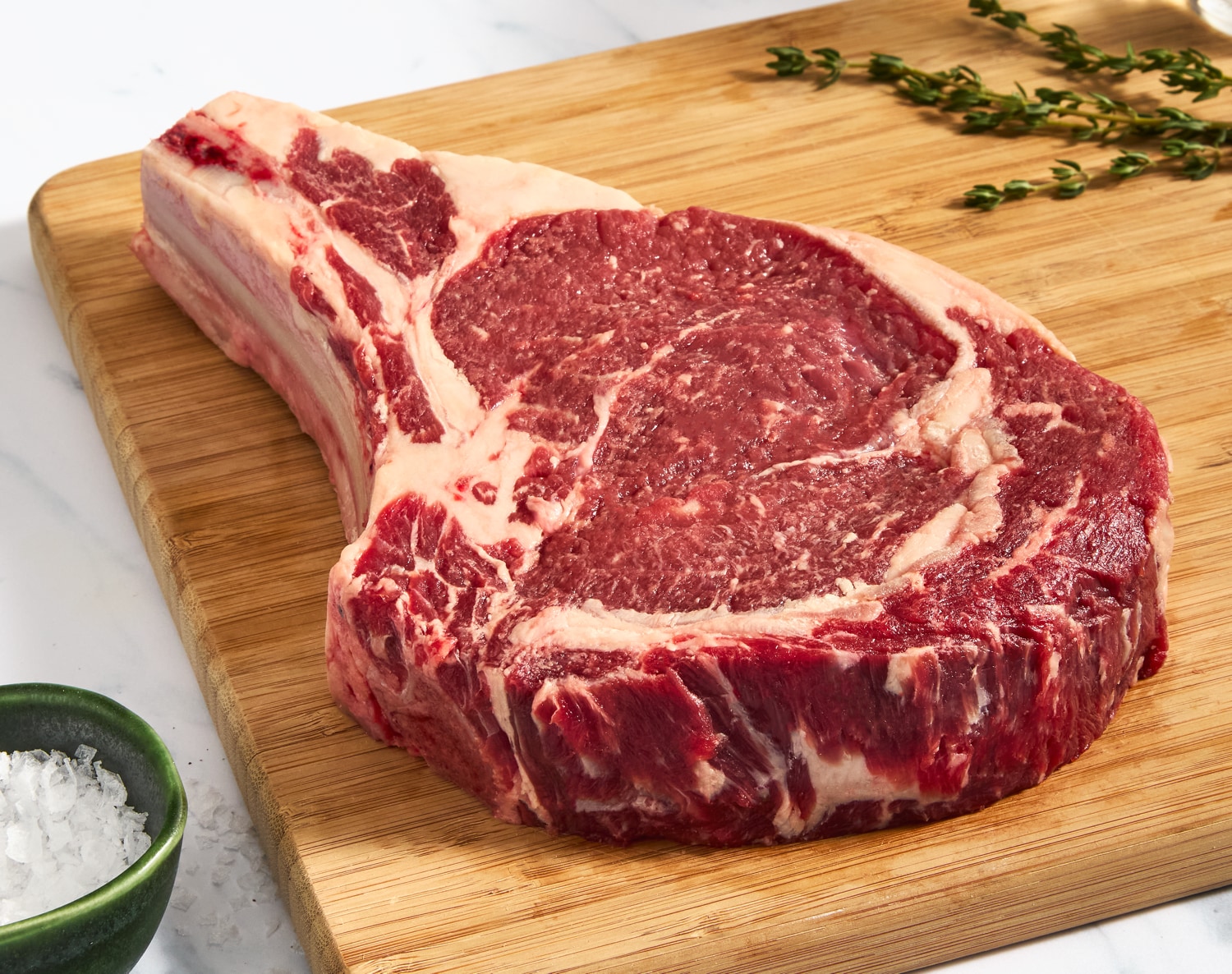 100% Grass-Fed Bone-in Rib Steak, Raised w/o Antibiotics, image 2 of 2 slides