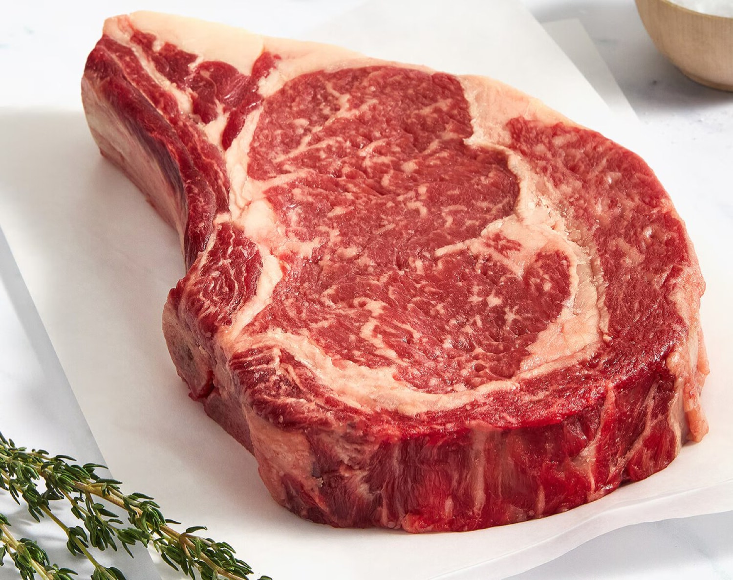Prime Rib Eye Steak, Lip-On, Bone-In