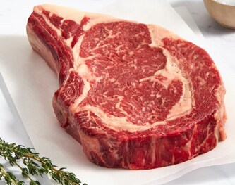 Prime Rib Eye Steak, Lip-On, Bone-In