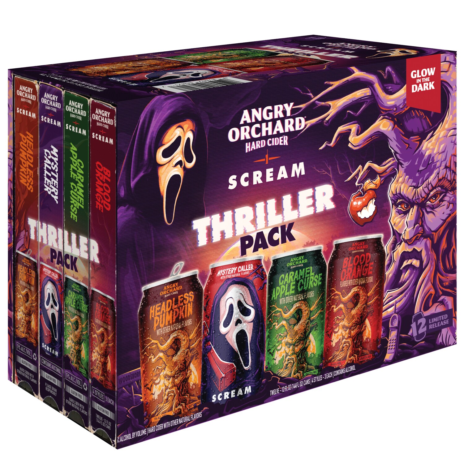 Angry Orchard Thriller Variety Pack, Cans
