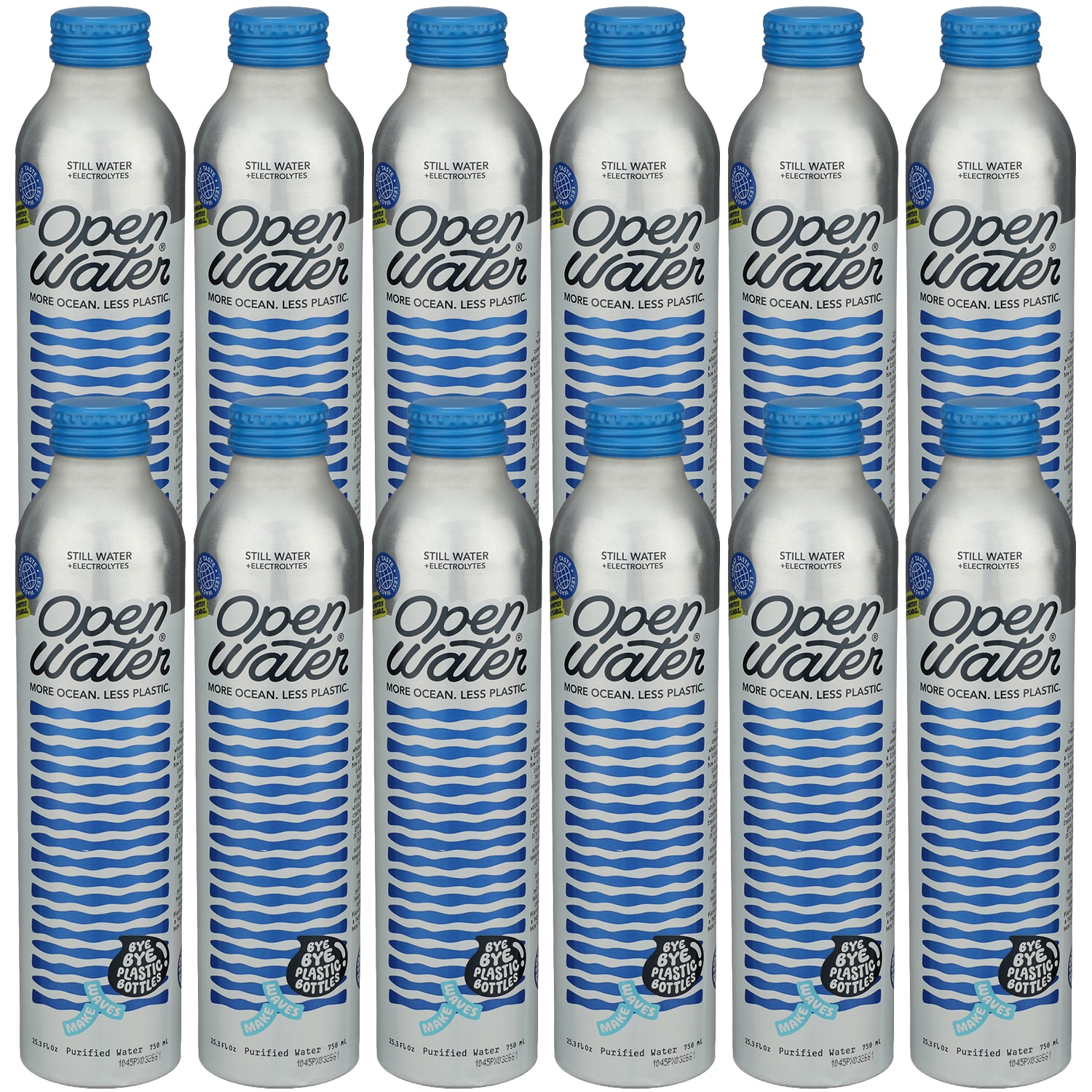 Open Water Still Water, Aluminum Bottle, Case