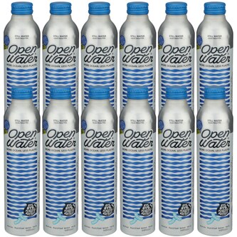 Open Water Still Water, Aluminum Bottle, Case